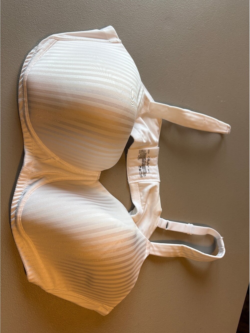 Playtex White 44C Full Coverage Bra with Adjustable Straps